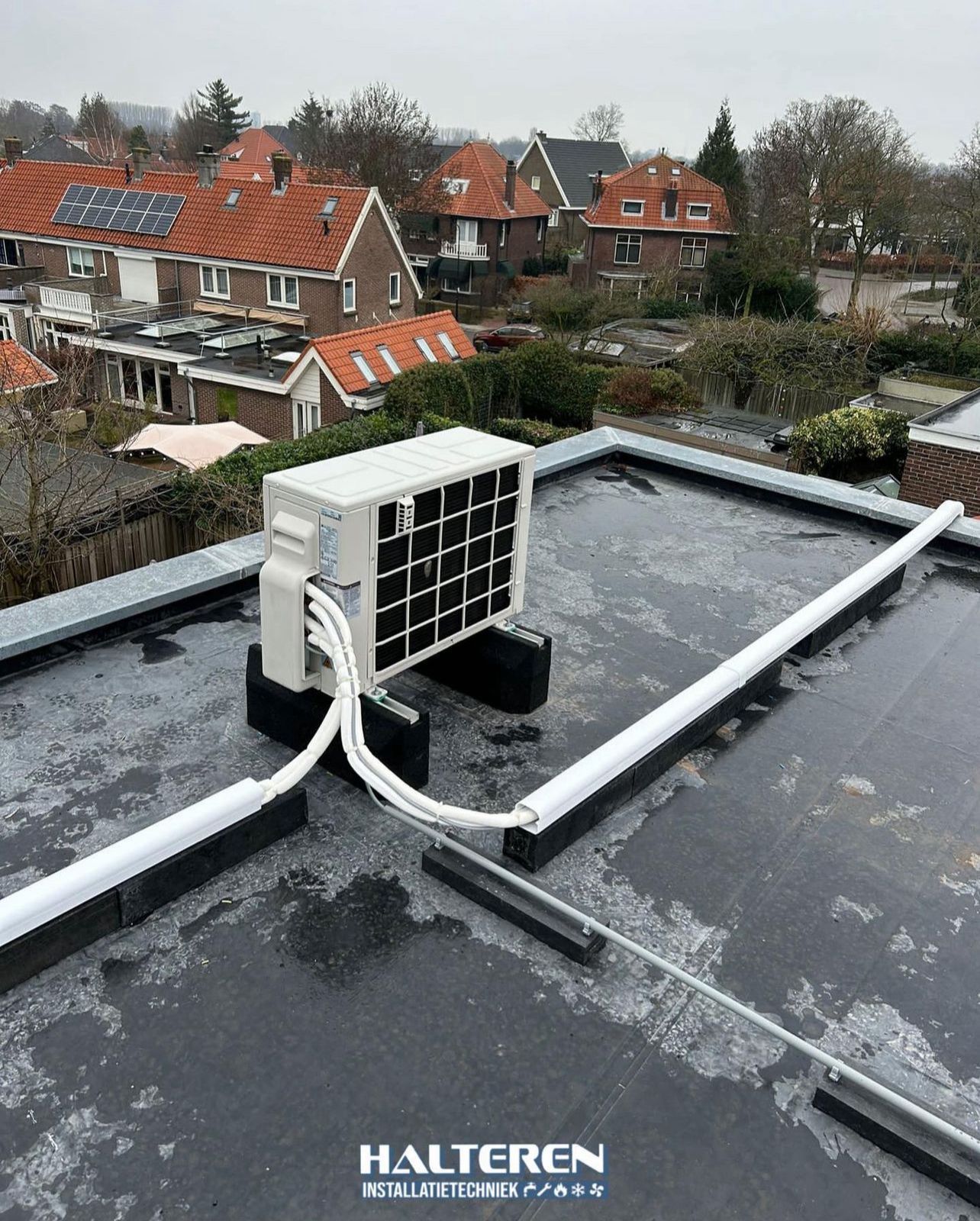 Installatie van een design airco unit